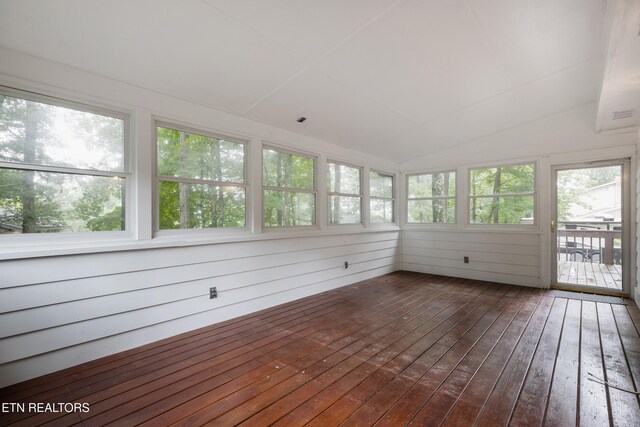 1104 Burning Tree Ln, Knoxville, TN 37923 - unfurnished sunroom with hardwood / wood-style floors and a wooden deck