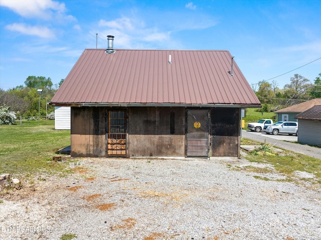 view of outbuilding with an outdoor structure