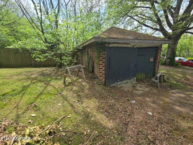 1000 Biddle St, Knoxville, TN 37914 - view of shed featuring fence