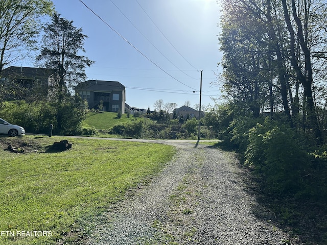 view of road