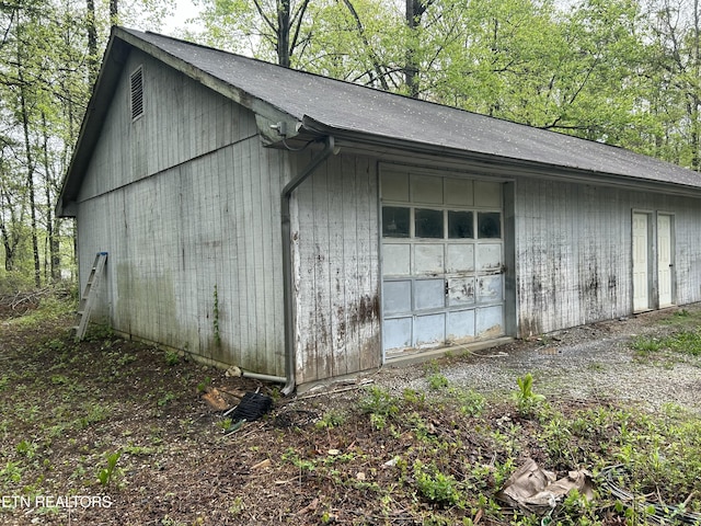 view of outbuilding with an outdoor structure