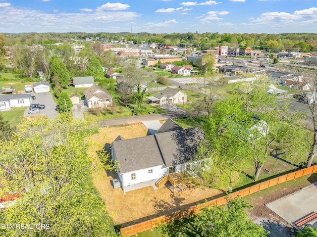 bird's eye view featuring a residential view