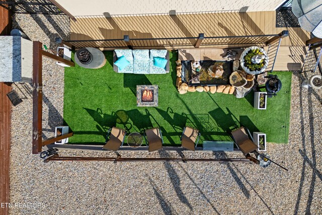 drone / aerial view