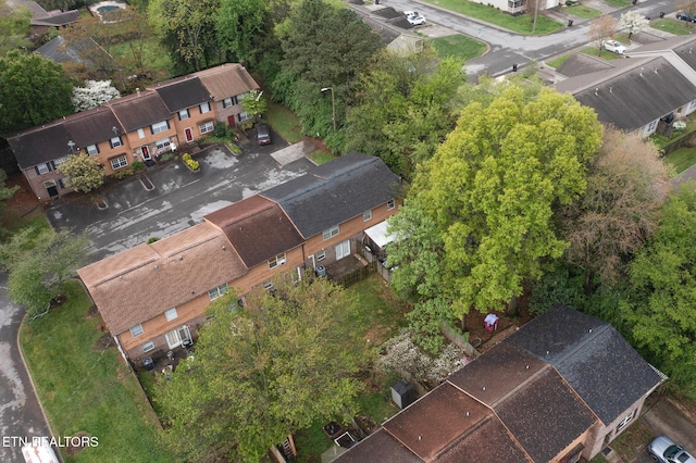 aerial view featuring a residential view
