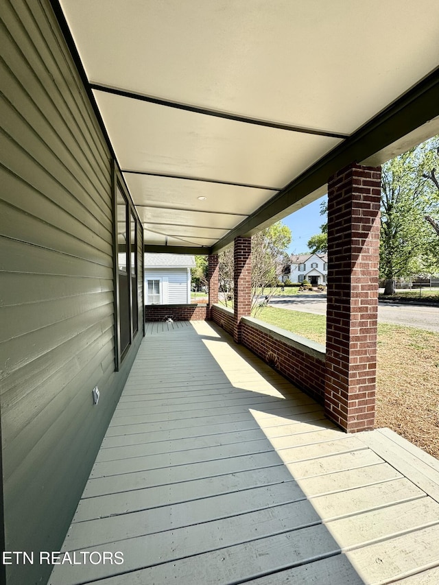 304 Broad St, Sweetwater, TN 37874 - deck featuring covered porch