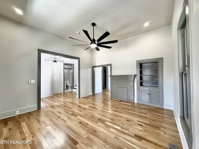 304 Broad St, Sweetwater, TN 37874 - unfurnished bedroom featuring visible vents, baseboards, recessed lighting, and wood finished floors