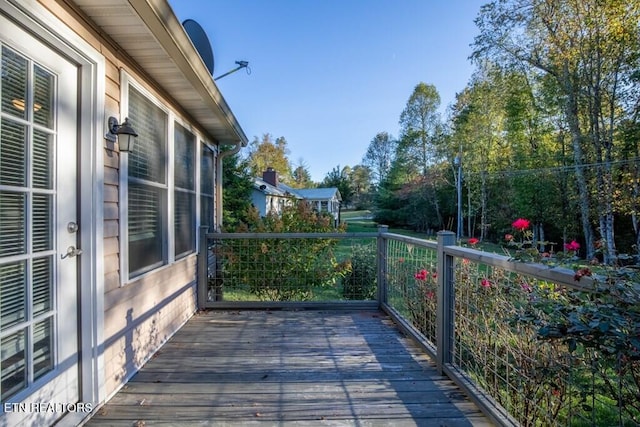view of deck