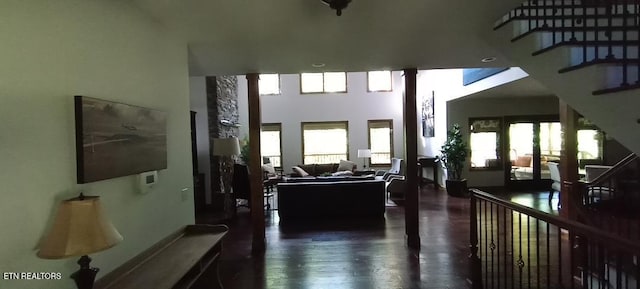 interior space with stairs