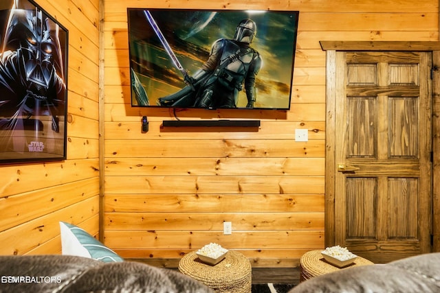 4164 Chamberlain Ln, Sevierville, TN 37862 - interior space with wood walls