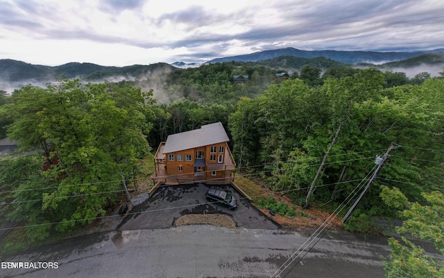 4164 Chamberlain Ln, Sevierville, TN 37862 - exterior space with a wooded view
