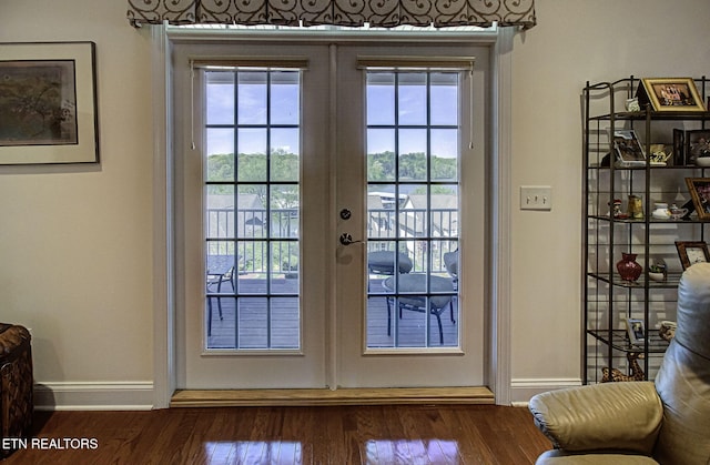 989 Rarity Bay Pkwy, Vonore, TN 37885 - entryway with plenty of natural light, baseboards, and french doors