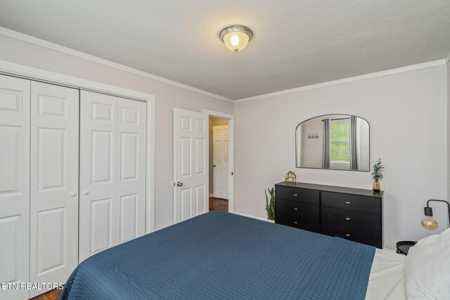 369 Robertsville Rd, Oak Ridge, TN 37830 - bedroom with ornamental molding and a closet