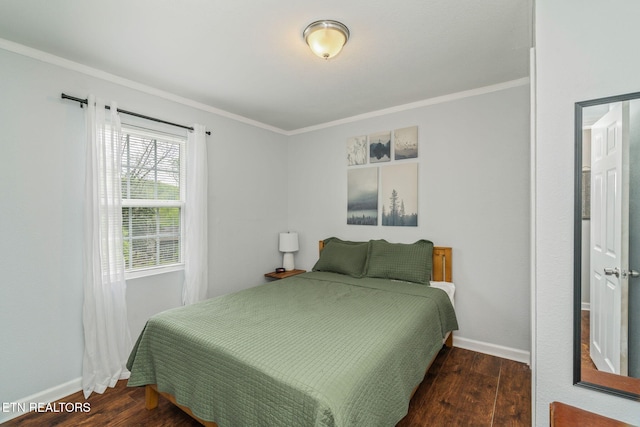 369 Robertsville Rd, Oak Ridge, TN 37830 - bedroom with ornamental molding, wood finished floors, and baseboards