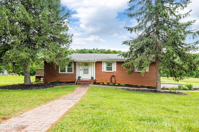 7324 Thorn Grove Pike, Knoxville, TN 37914 - view of front of house with a front yard and brick siding