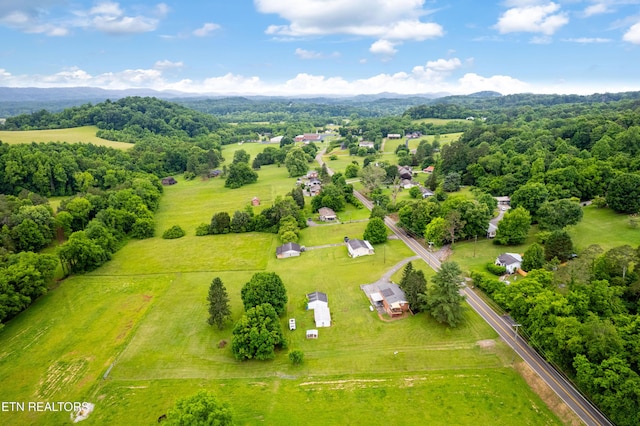 7324 Thorn Grove Pike, Knoxville, TN 37914 - aerial view of sparsely populated area featuring a mountainous background