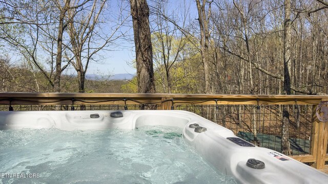 1348 N Baden Cir, Gatlinburg, TN 37738 - details with a hot tub