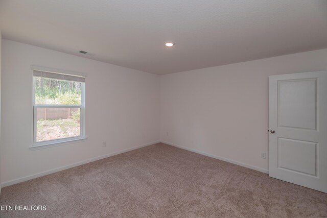 2740 Red Barn Rd, Knoxville, TN 37931 - carpeted empty room featuring recessed lighting and baseboards