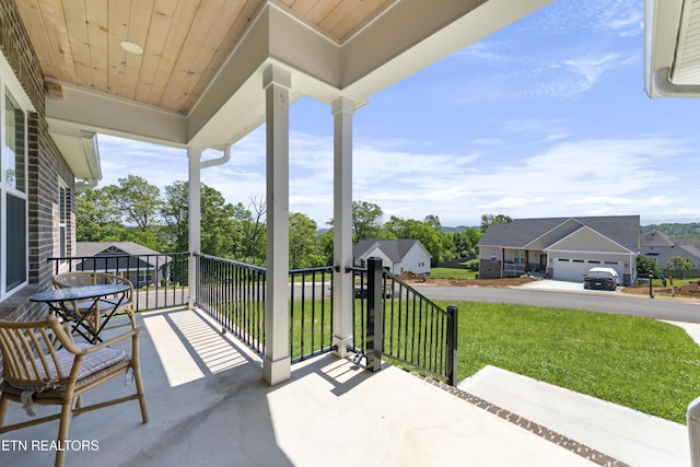 2718 Vista Meadows Ln, Sevierville, TN 37876 - view of patio featuring a residential view
