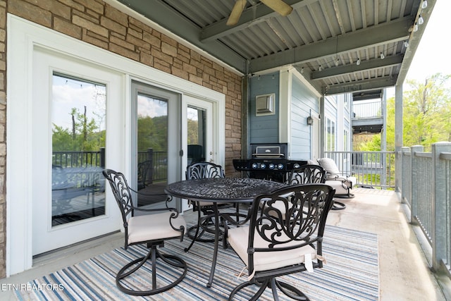 222 Pinnacle Pt, Andersonville, TN 37705 - view of patio / terrace featuring outdoor dining space