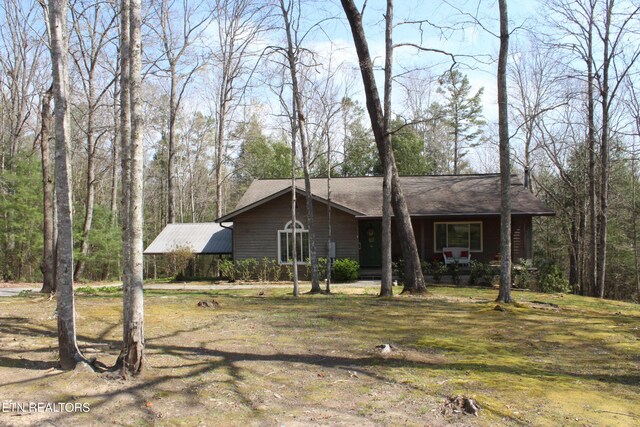 205 Maggie Valley Dr, Jamestown, TN 38556 - view of front of house with a detached carport