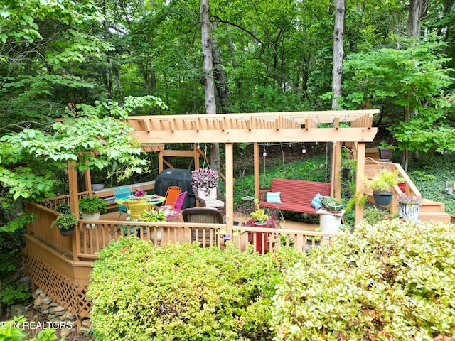 118 Mohawk Rd, Oak Ridge, TN 37830 - view of yard with a deck