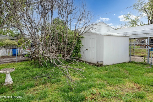 285 Telford St, Alcoa, TN 37701 - view of shed featuring fence