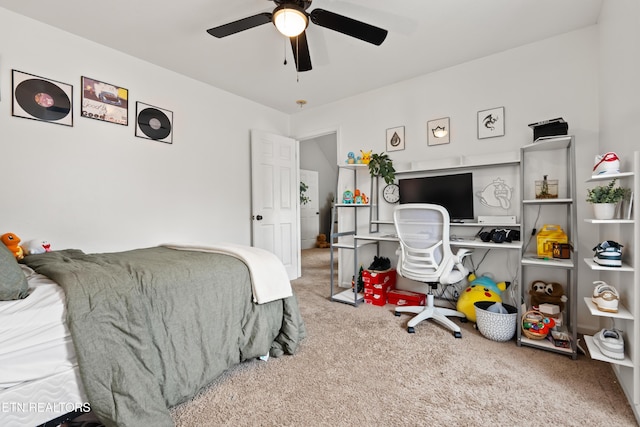 7300 Slippery Rock Ln, Knoxville, TN 37931 - bedroom featuring carpet flooring and ceiling fan