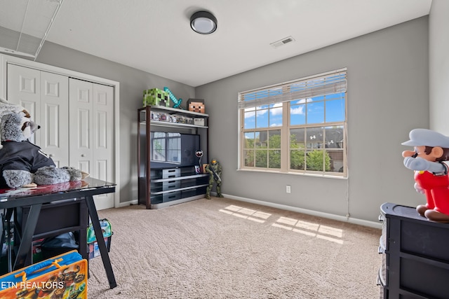 7300 Slippery Rock Ln, Knoxville, TN 37931 - game room with baseboards, visible vents, and carpet
