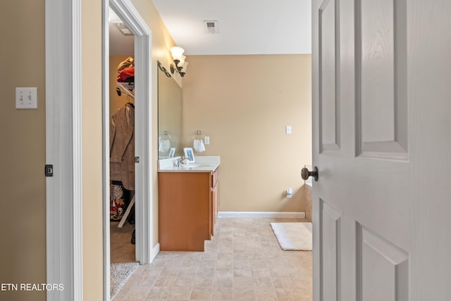 7300 Slippery Rock Ln, Knoxville, TN 37931 - bathroom with baseboards and vanity