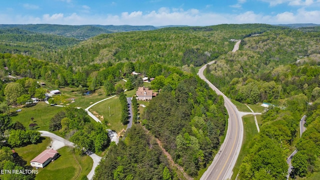 300 Lowe Rd, Huntsville, TN 37756 - bird's eye view with a forest view and a mountain view