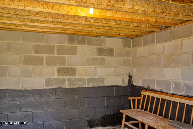 2025 Allardt Tinch Rd, Jamestown, TN 38556 - detailed view of concrete block wall