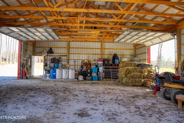 2025 Allardt Tinch Rd, Jamestown, TN 38556 - garage with metal wall