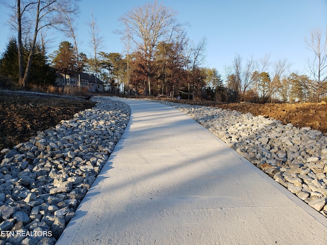 view of road