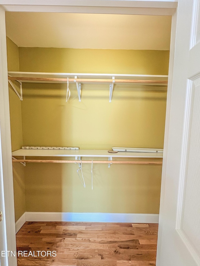 view of closet