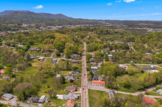613 N St, Newport, TN 37821 - birds eye view of property featuring a residential view and a mountain view