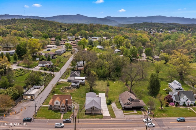 613 N St, Newport, TN 37821 - birds eye view of property featuring a residential view and a mountain view