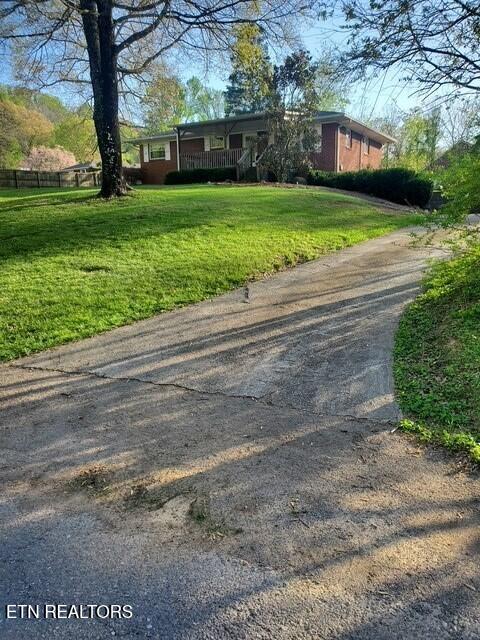 exterior space with fence