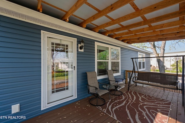 648 Old Douglas Dam Rd, Sevierville, TN 37876 - wooden terrace featuring a porch
