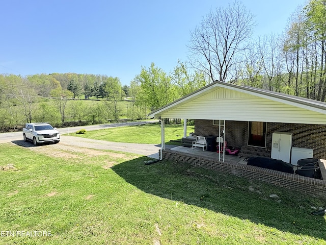 view of yard