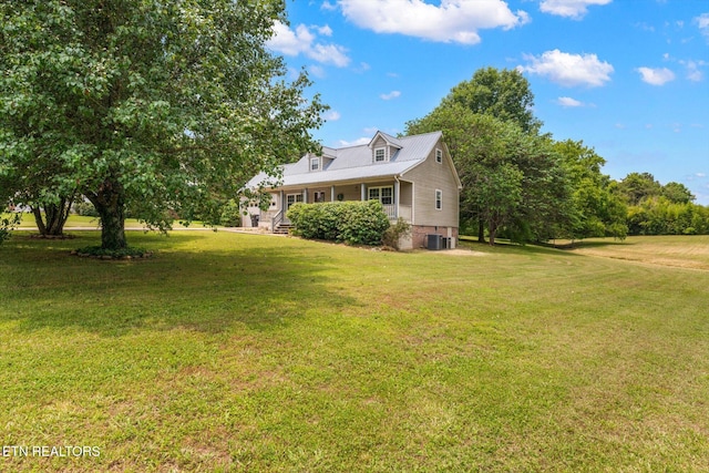 12903 Georgetown Village Ln, Georgetown, TN 37336 - view of green lawn featuring central air condition unit