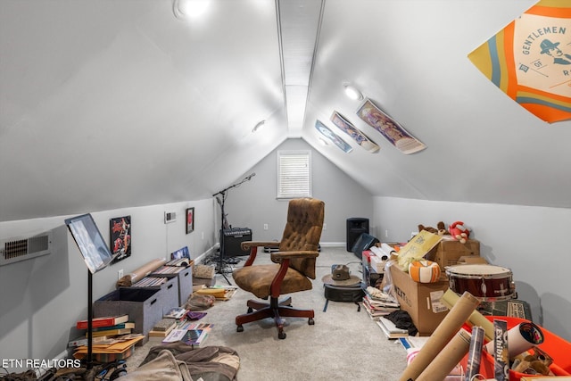 12903 Georgetown Village Ln, Georgetown, TN 37336 - carpeted home office with vaulted ceiling
