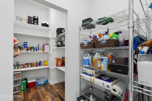 view of pantry