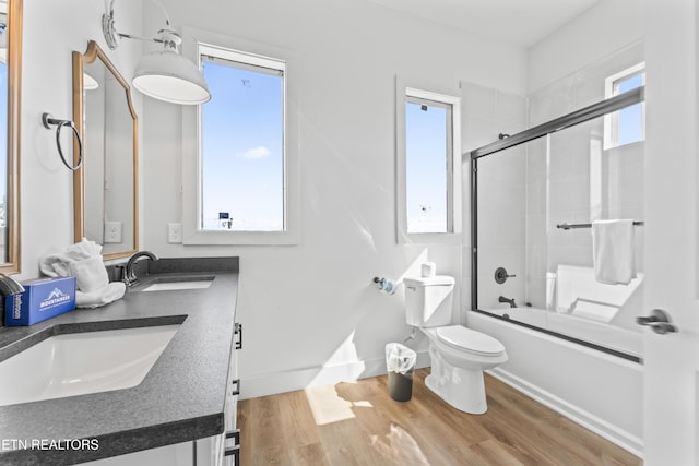 896 Chalet Village Blvd, Gatlinburg, TN 37738 - bathroom with a sink, toilet, and wood finished floors
