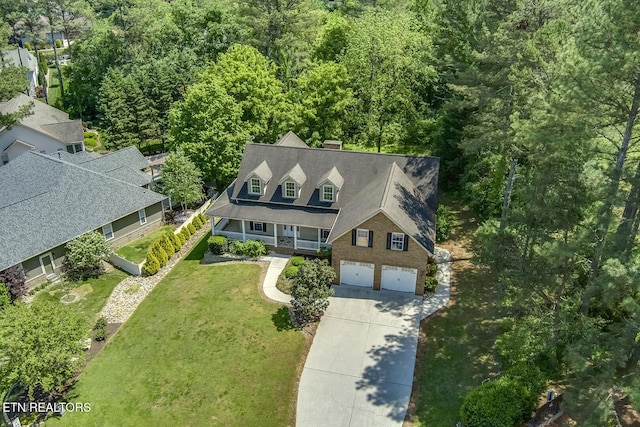 100 Coyatee Cir, Loudon, TN 37774 - drone / aerial view