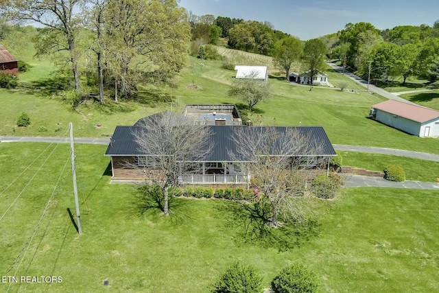 drone / aerial view