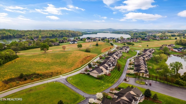 1079 Rarity Bay Pkwy, Vonore, TN 37885 - drone / aerial view with a residential view and a water view