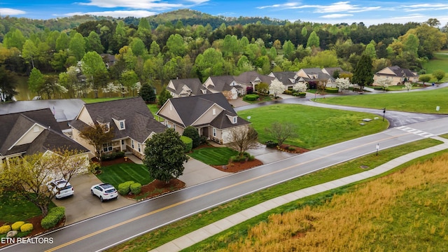 1079 Rarity Bay Pkwy, Vonore, TN 37885 - bird's eye view featuring a residential view and a forest view