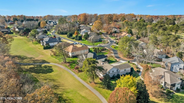 birds eye view of property featuring a residential view