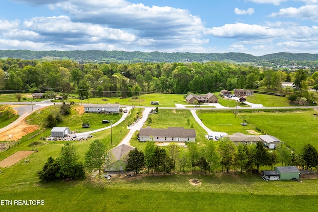 283 Red Hill Rd, Andersonville, TN 37705 - drone / aerial view of a heavily wooded area and mountains