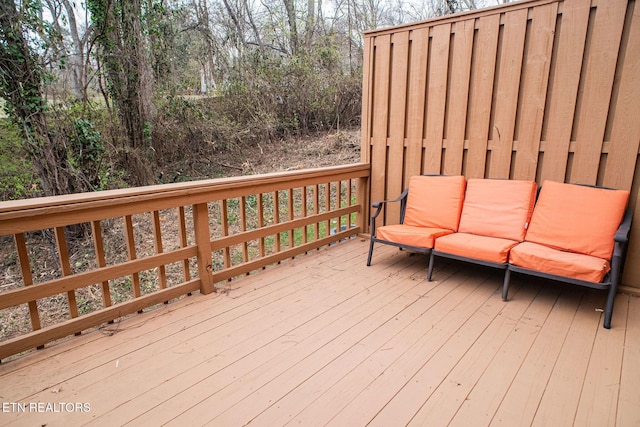 view of deck